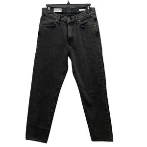 BLDWN Men's Modern Taper Cotton Acid Wash Black Jeans Size 28 NWT Made in USA